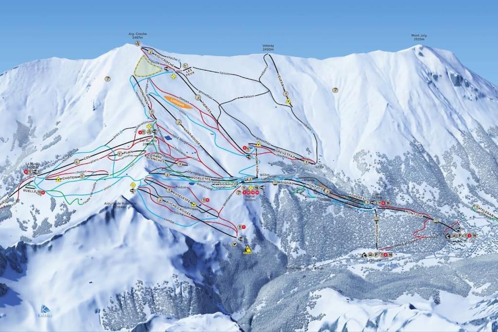 Studio Agreable Les Contamines-Montjoie Eksteriør bilde
